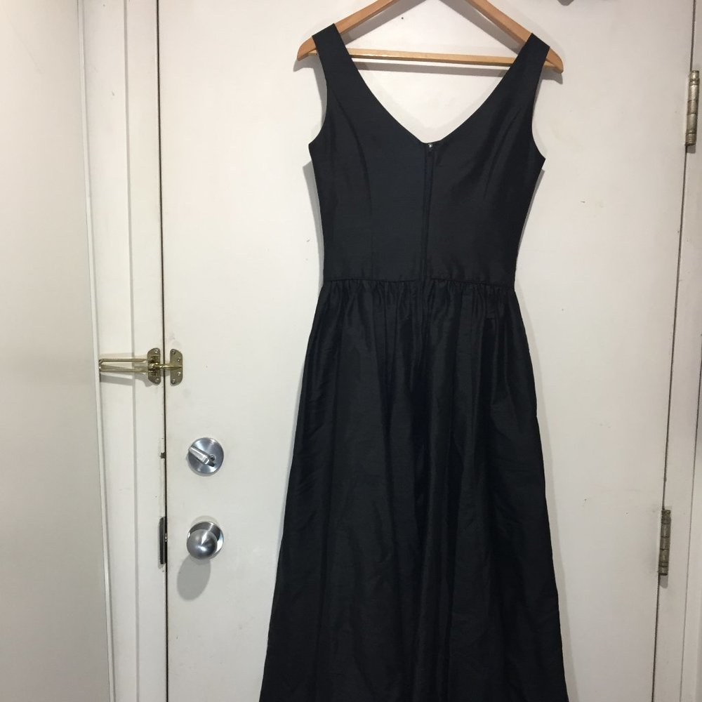 Gorgeous Silk Laura Ashley Black Maxi dress - Picture 7 of 8